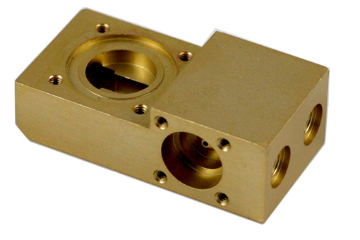 Bare Brass Manifold Block