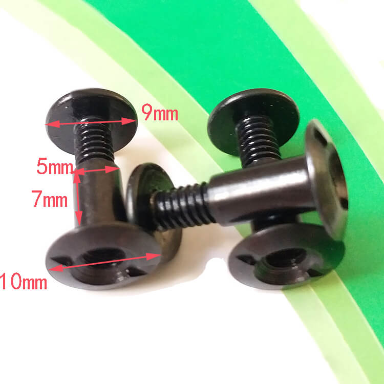 black chicago screw for holster